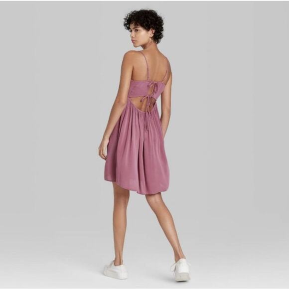 Wild Fable Pink Open Back Sundress‎ - Size Large - Picture 3 of 6